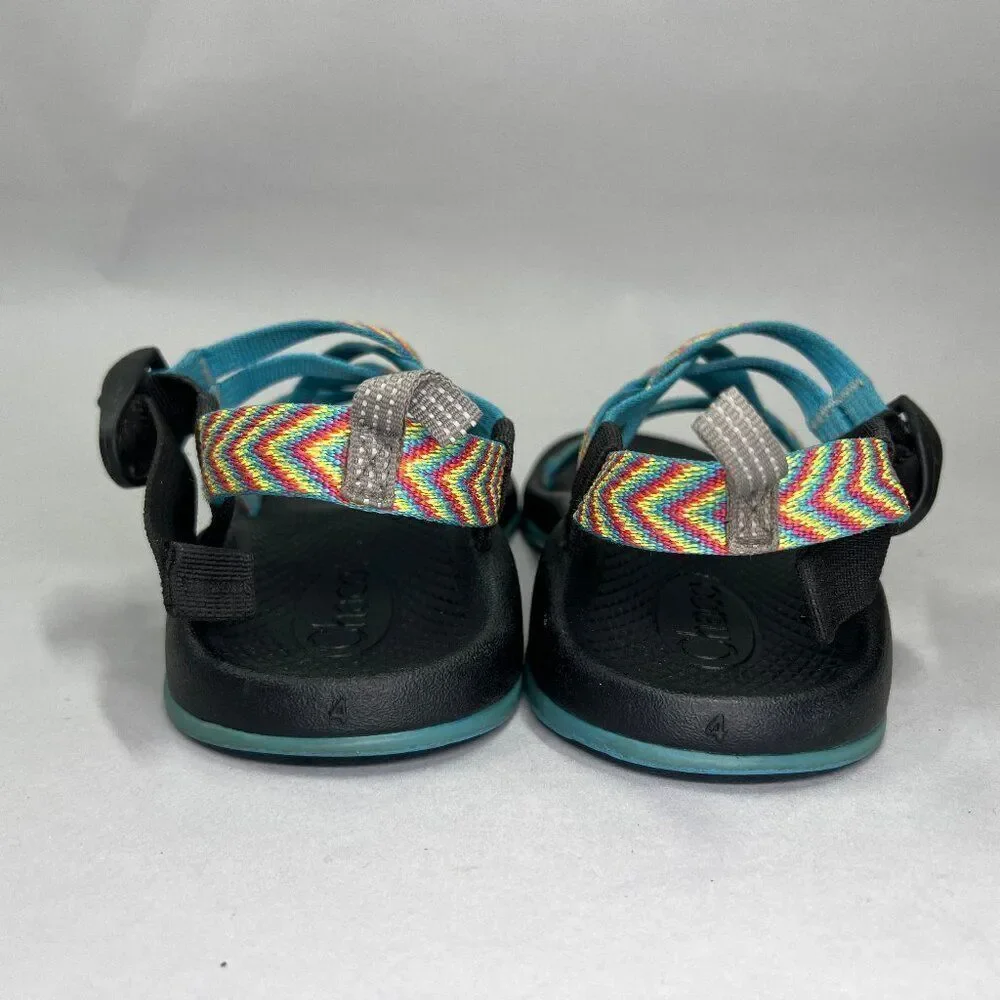 Chaco Girl's Size 4 Ecotread Fiesta Colorful Outdoor Hiking Athletic‎ Sandals
